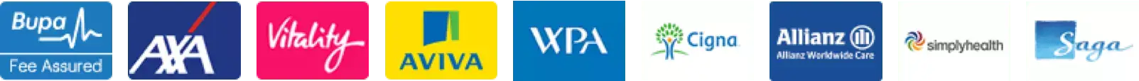BUPA AXA Vitality AVIVA WPA Cigna Allianz Simply Health Saga health private insurance provider cardiology